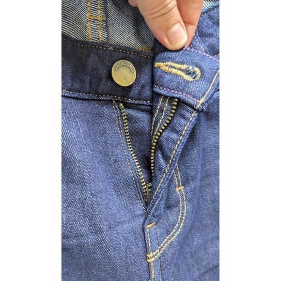 Patagonia Women's Jeans Regular Straight 28 Dark Wash Stretch - Picture 7 of 9
